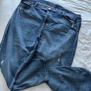 Size 22 skinny ankle jeans